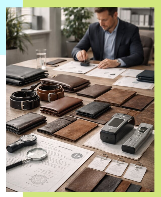 Сертификация кожаных изделий в Качканаре от 12304 р. | Алешин-Кчк