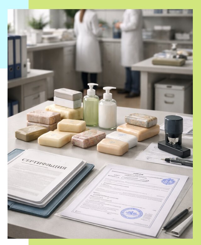 Сертификация мыла и сертификат на мыло в Качканаре от 12304 | Алешин-Кчк