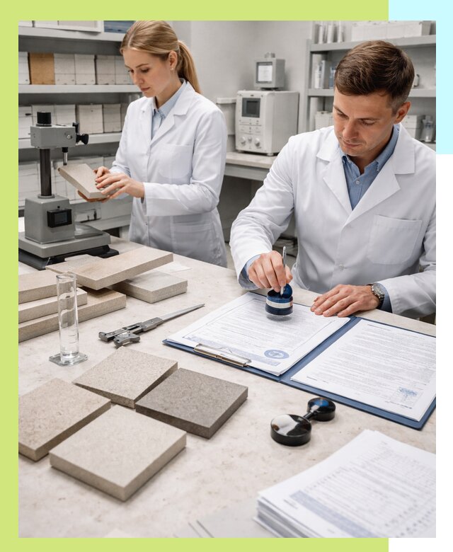 Сертификация плитки и керамики в Качканаре с документами