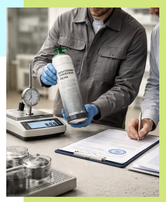 Сертификация монтажной пены в Качканаре от 15380 р. | Алешин-Кчк