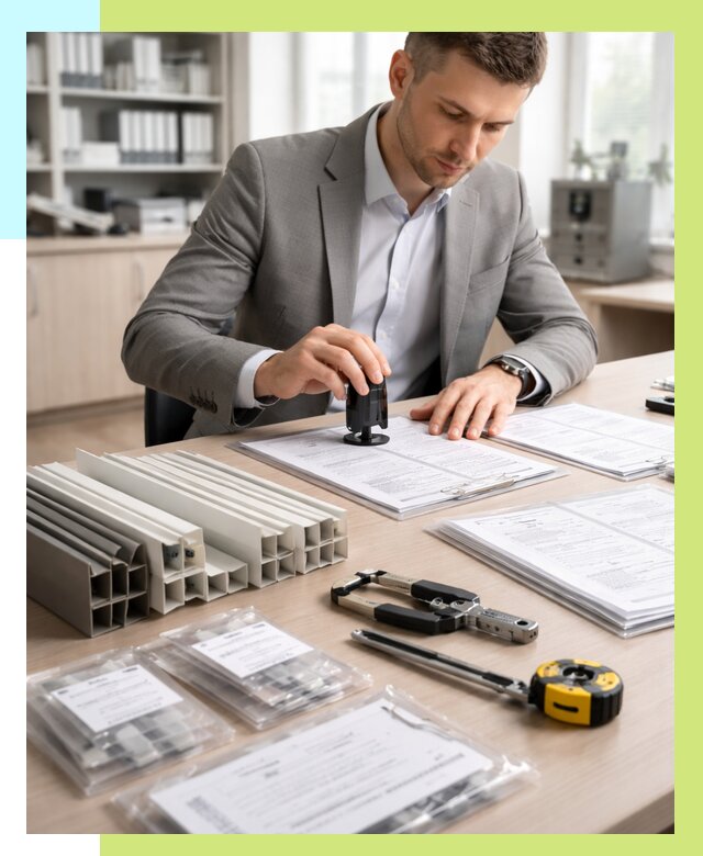 Сертификация ПВХ продукции в Качканаре от 8715 р., Алешин-Кчк