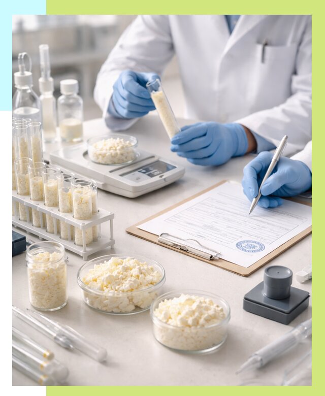 Сертификация творога в Качканаре от 12304 р. под ключ | Алешин-Кчк