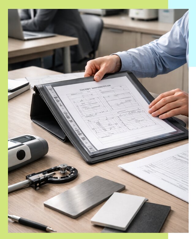 Оформление паспорта материала для продукции в Качканаре