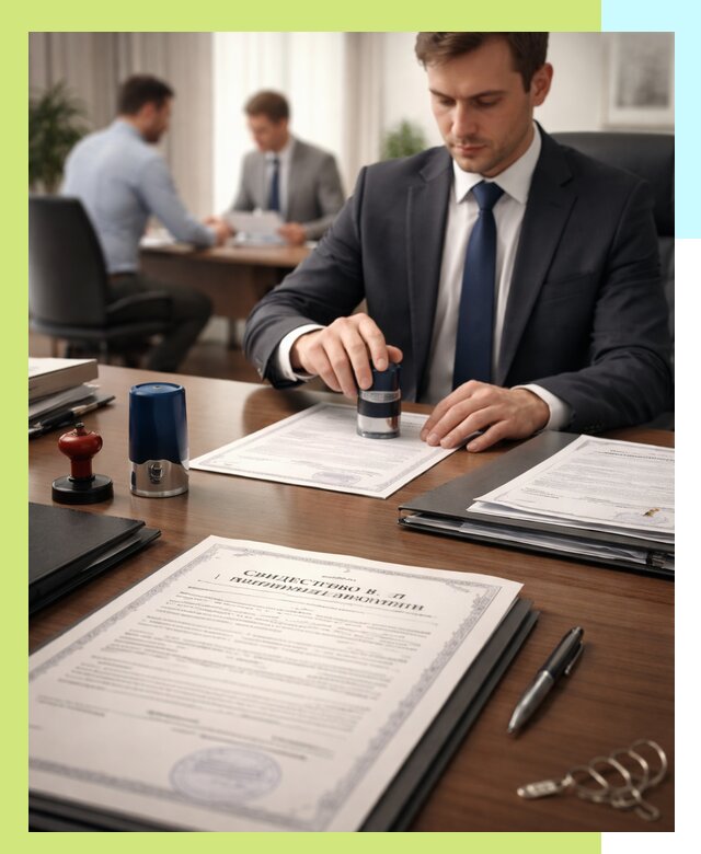 Оформление свидетельства о государственной регистрации в Качканаре