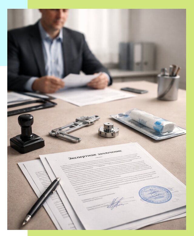 Экспертное заключение на продукцию в Качканаре от 8715 р. | Алешин-Кчк