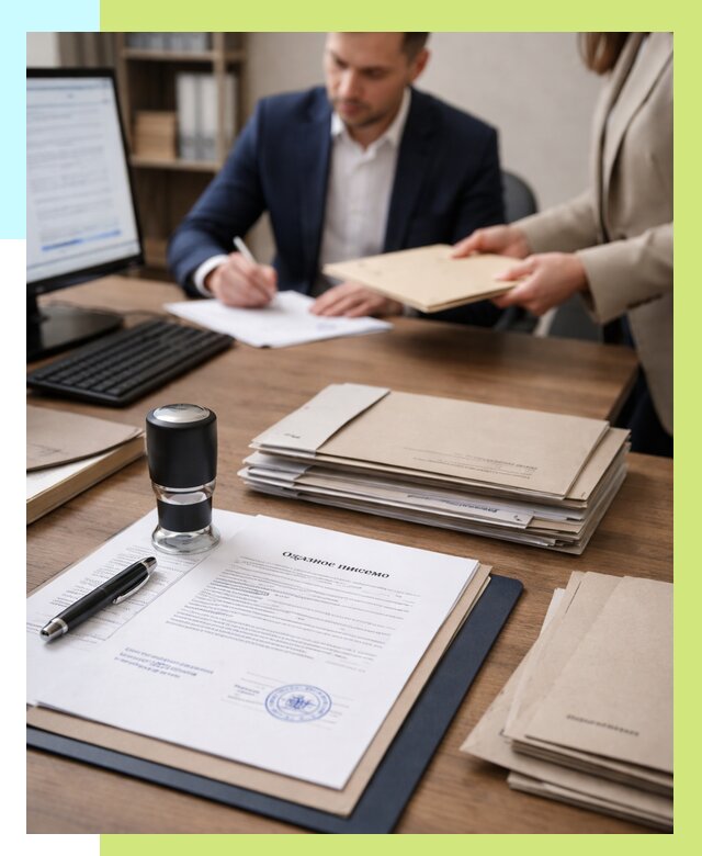 Отказное письмо для таможни в Качканаре от 3076 р, Алешин-Кчк