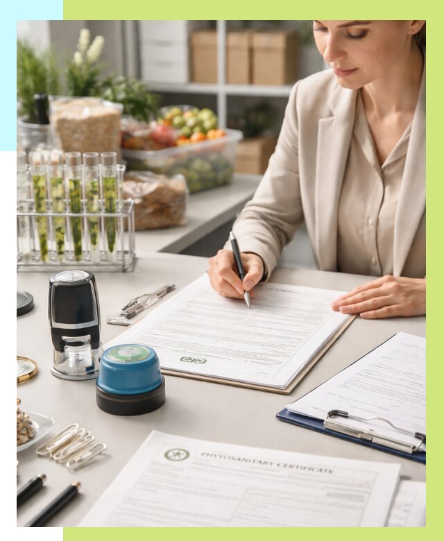 Фитосанитарный сертификат оформить в Качканаре от 4614 р. | Алешин-Кчк