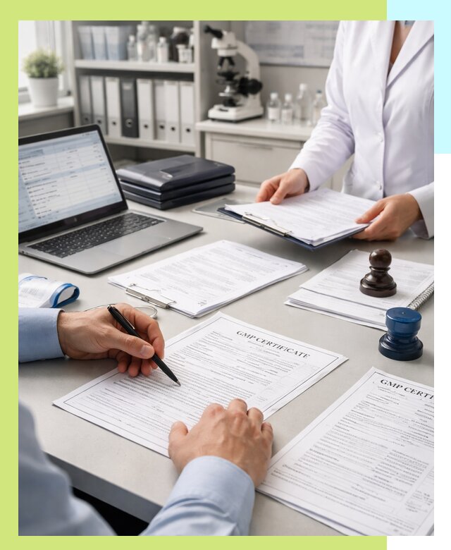 Оформление сертификата GMP в Качканаре для фармпроизводства