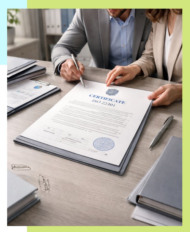 Сертификат ISO 22301 в Качканаре от 46139 р. | Алешин-Кчк срочно
